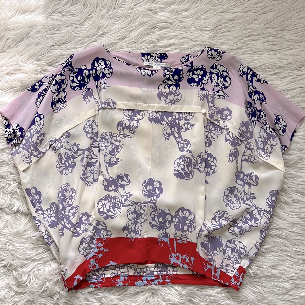 Diane von Furstenberg silk top